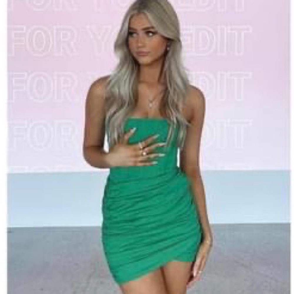 Green Mini Dress